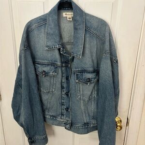 Madewell Light Blue Denim oversized Jacket